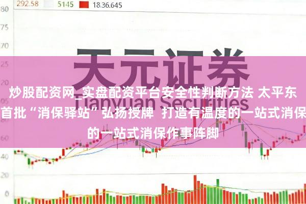 炒股配资网_实盘配资平台安全性判断方法 太平东说念主寿首批“消保驿站”弘扬授牌  打造有温度的一站式消保作事阵脚